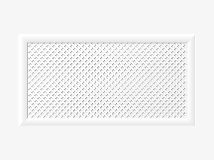 картинка Экран для радиатора Готико белый 150х60 МДФ от магазина АСЯ