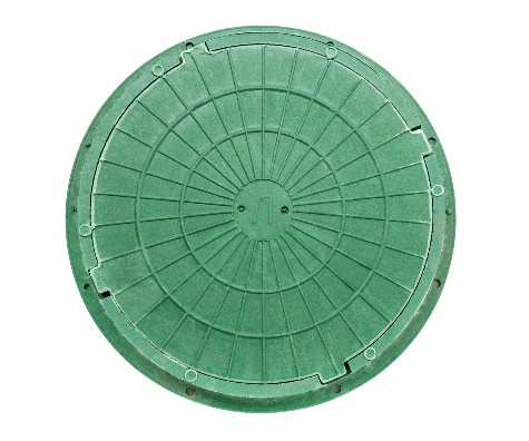 картинка Люк зеленый D-740 полимерно-песчанный, дачный, тип-Л, 1.5тн от магазина АСЯ