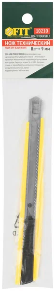 картинка Нож технический 9мм пластик 10210 от магазина АСЯ