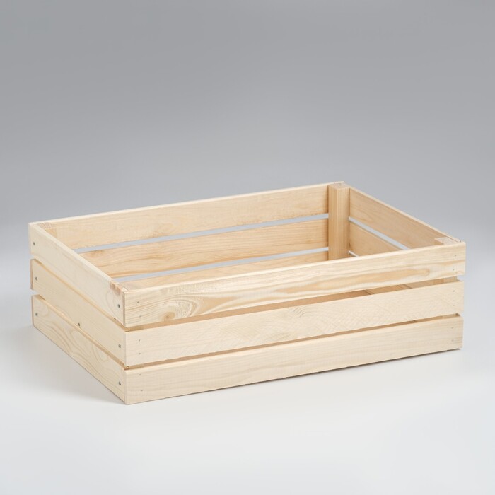 картинка Ящик деревянный для стеллажей 50х35х15 см от магазина АСЯ