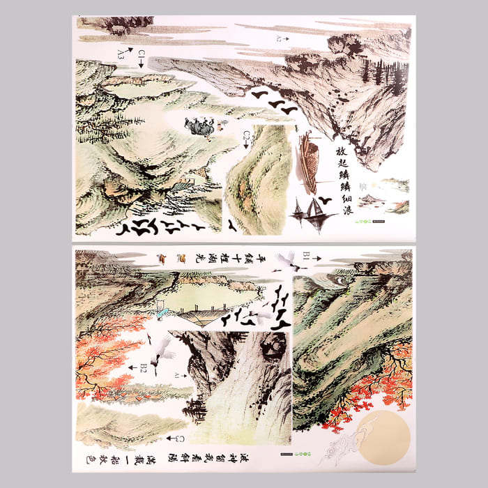 картинка Наклейка 3Д интерьерная Горы Тянь-Шань 190х140см от магазина АСЯ