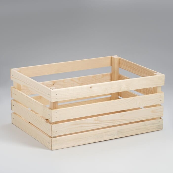 картинка Ящик деревянный для стеллажей 50х35х23 см от магазина АСЯ