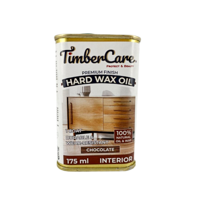 картинка Масло защитное TIMBERCARE HARD WAX OIL с твердым воском, шоколад 0,175л, 350103 от магазина АСЯ