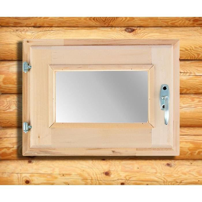 картинка Окно стеклопакет в баню, 40×60см, двойное стекло ЛИПА, 2431301 от магазина АСЯ