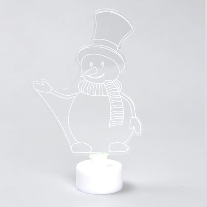 картинка Свеча светодиодная «Снеговик», 7664087 от магазина АСЯ