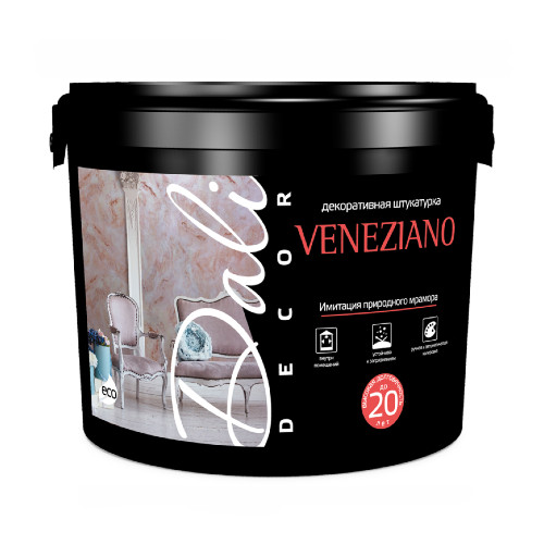 картинка Декоративная штукатурка акриловая DALI-DECOR VENEZIANO (венецианская штукатурка) 15 кг от магазина АСЯ