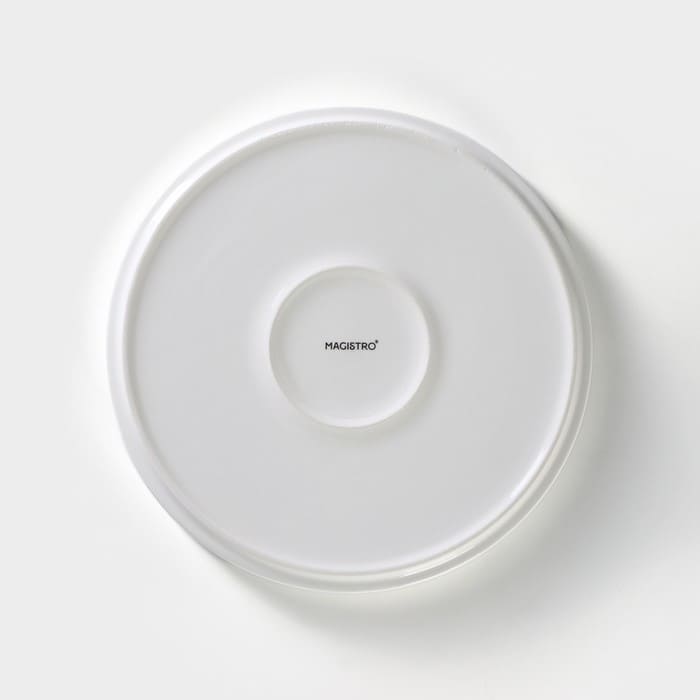 картинка Набор фарфоровой посуды на 2 персоны Magistro La palla, 7 предметов, цвет белый, 9919741 от магазина АСЯ