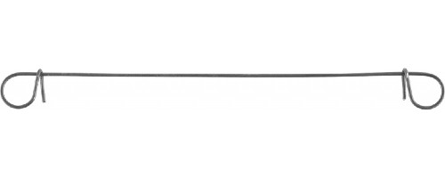 картинка Проволока оцинкованная ЗУБР гальванизиров для вязки арматуры с кольцами, сумм d=38 мм, d=1,2 мм, L=140 мм, 100 шт от магазина АСЯ