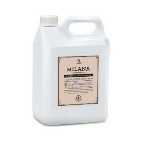 картинка Крем-мыло жидкое увлажняющее, гипоаллергенное, парфюмированное "Milana Professional" 5 кг от магазина АСЯ