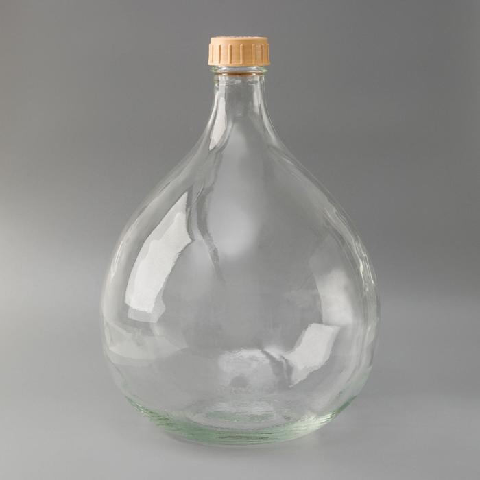 картинка Бутыль стеклянная 11л прозрачная с крышкой Дамижана  7017700 от магазина АСЯ