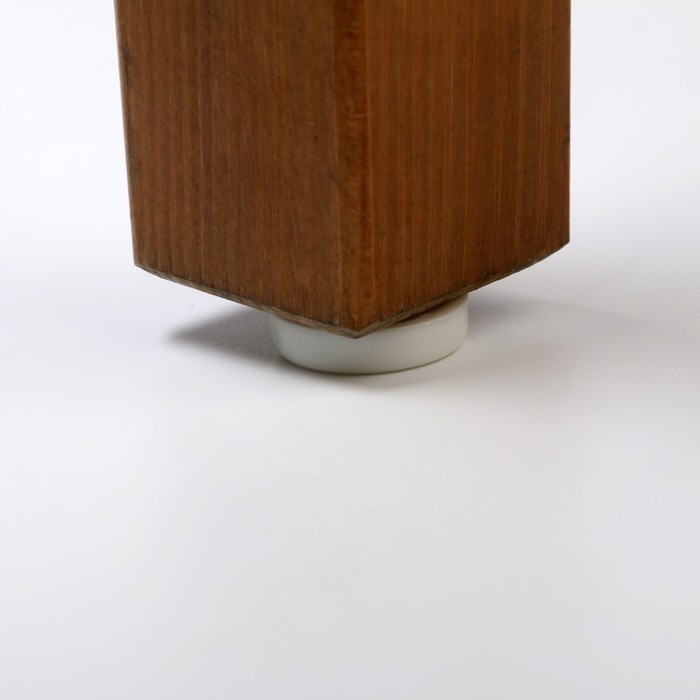 картинка Накладка мебельная круглая ТУНДРА, d=24 мм, 8 шт., пластиковая, белый, 3609874 от магазина АСЯ