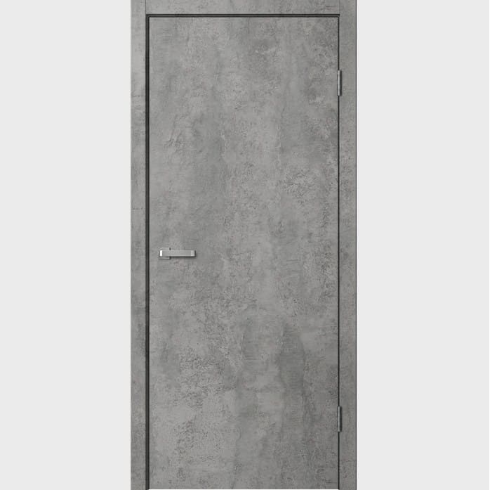 картинка Дверь межкомнатная FD гладкое ПГ цемент темный 600х2000 глухое, черная кромка от магазина АСЯ