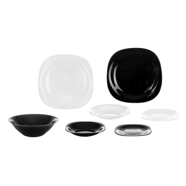 картинка Сервиз столовый Luminarc Carine Black&White, 19 пр, 6 персон, 89527 от магазина АСЯ