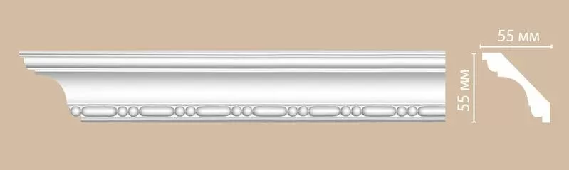 картинка Плинтус потолочный DECOMASTER 95628 (55*55*2400мм) от магазина АСЯ