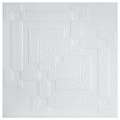 картинка Плита потолочная экструзионная 5602 белая ламинированная 50х50, "Формат" от магазина АСЯ
