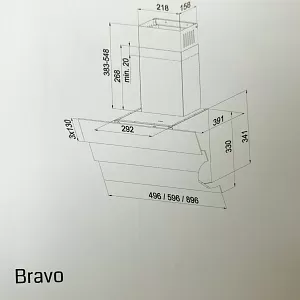 картинка Вытяжка кухонная MAAN Bravo 60, черный от магазина АСЯ
