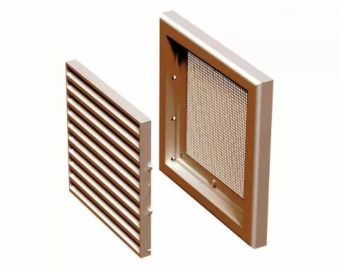картинка Решетка вентиляционная МВ 120 С коричневая от магазина АСЯ