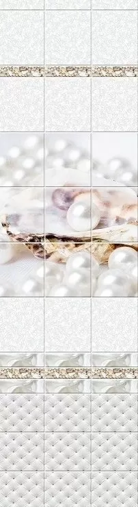 картинка Панно ПВХ Жемчужина (3 шт) 2700х250х8 мм от магазина АСЯ
