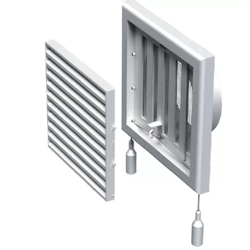 картинка Решетка вентиляционная Vents МВ 100 ВРс от магазина АСЯ
