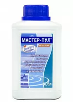 картинка Жидкое средство Мастер-Пул 0,5 л 4 в 1 для обеззараживания и очистки воды от магазина АСЯ