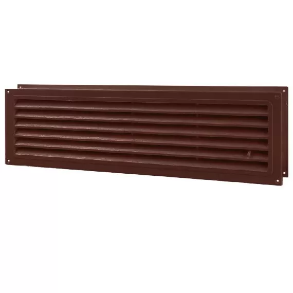 картинка Решетка вентиляционная Vents МВ 450/2 двойная коричневый от магазина АСЯ
