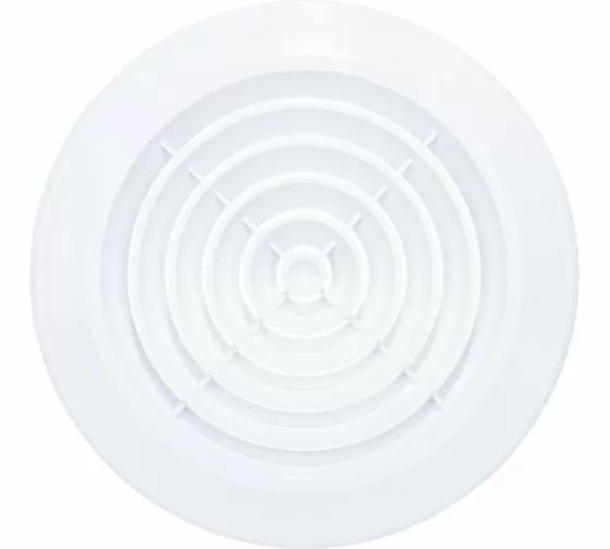 картинка Решетка вентиляционная круглая с фланцем D=100 ПКС 145/100 от магазина АСЯ