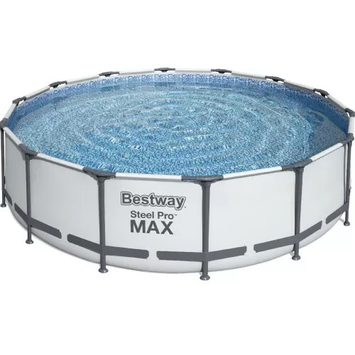 картинка Бассейн каркасный Bestway Steel Pro MAX 549х122 см +фильтр-насос, лестница, тент  от магазина АСЯ