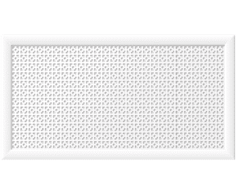 картинка Экран для радиатора Дамаско 90х60 см белый от магазина АСЯ
