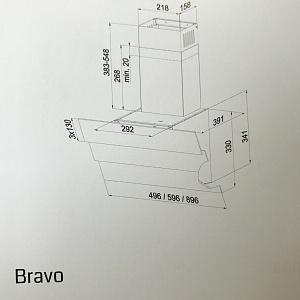 картинка Вытяжка кухонная MAAN Bravo 50, черный от магазина АСЯ
