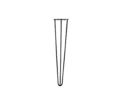 картинка Ножка шпилька "Скрепка" для стола тройная усиленная \ Высота 50 см от магазина АСЯ