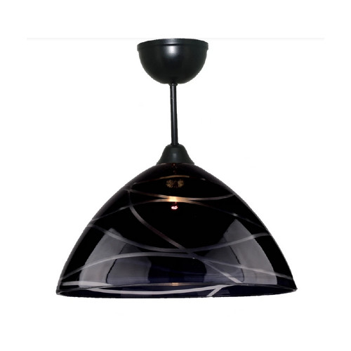 картинка Светильник потолочный РС20209 BK/1C E27 1х60 Вт черный от магазина АСЯ
