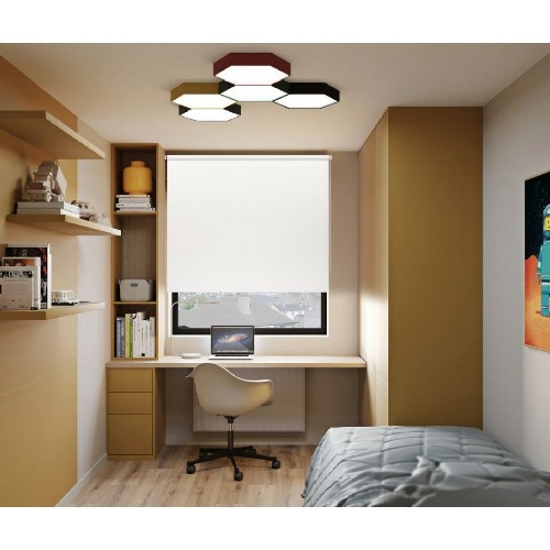 картинка Рулонная штора PRAKTO Blackout Color 40х160 см белый 8310629 от магазина АСЯ
