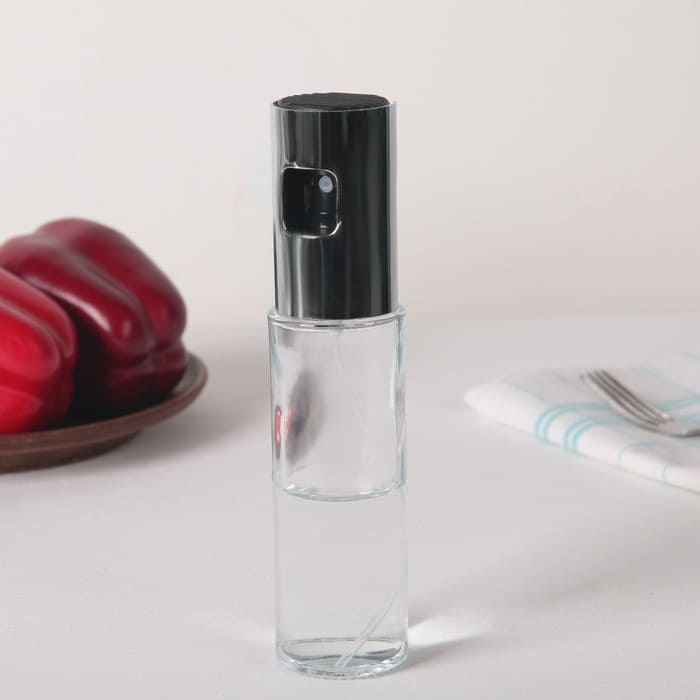 картинка Бутылка с дозатором-распылителем для масла, уксуса, 17,5×4 см, 120 мл, 4620294 от магазина АСЯ