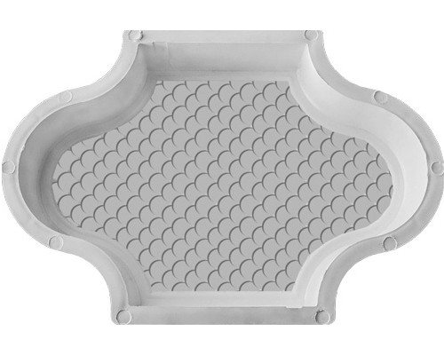 картинка Пластиковая форма для производства тротуарной плитки "Рокко чешуя" от магазина АСЯ