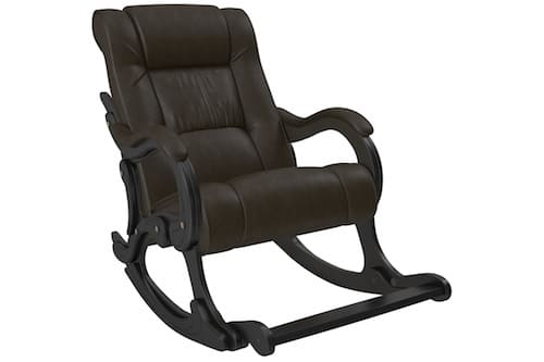 картинка Кресло-качалка Модель 77, венге, кожзам Vegas Lite Amber от магазина АСЯ