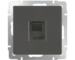 картинка Розетка Werkel Ethernet серо-коричневый WL07-RJ-45 от магазина АСЯ