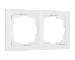 картинка Рамка Werkel на 2 поста белый WL03-Frame-02 от магазина АСЯ
