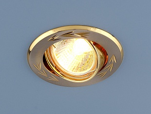 картинка Светильник точечный 704А CZ SG/N сатин золото/никель от магазина АСЯ