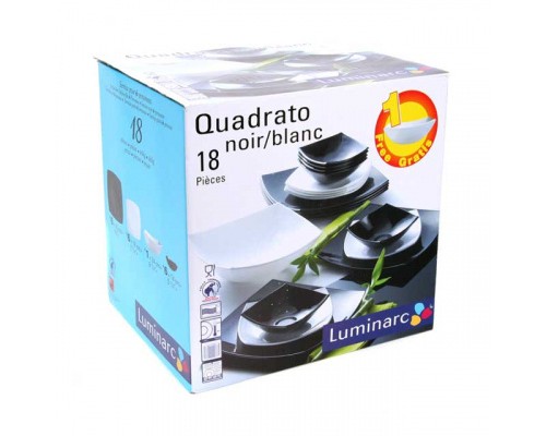 картинка Столовый сервиз Luminarc Quadrato Mix C5239, 6 персон, 19 предметов от магазина АСЯ