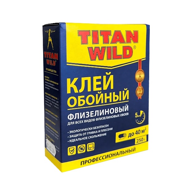 картинка Клей для обоев TITAN WILD Флизелин, 250 гр от магазина АСЯ