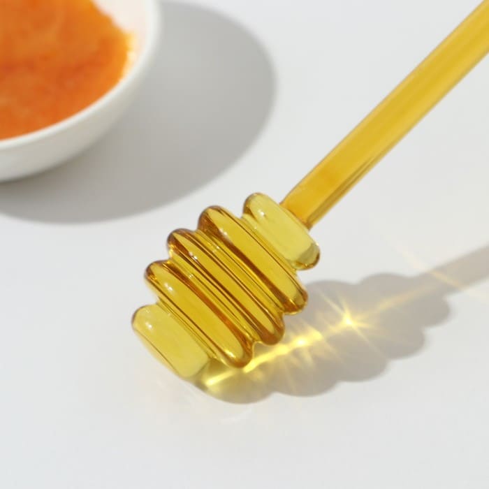 картинка Палочка стеклянная для мёда «Медок», 15×3,2 см, цвет жёлтый, 9370264 от магазина АСЯ
