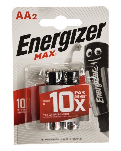 картинка Батарейка Energizer Max LR6 AA MAX 1,5В БЛ2  2шт от магазина АСЯ