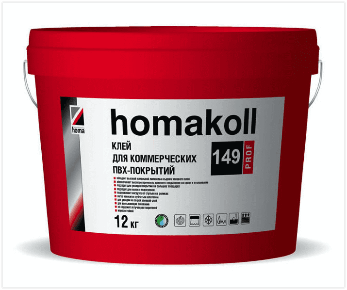 картинка Клей Хомакол 149 для напольных покрытий 6 кг от магазина АСЯ