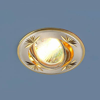 картинка Светильник точечный 104A MR16 SS/GD сатин серебро/золото от магазина АСЯ