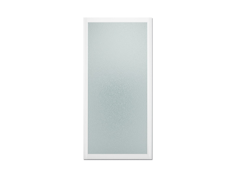 картинка Душевая ширма Торцевая на ванну 700х1400 мм. матовое стекло, белое от магазина АСЯ