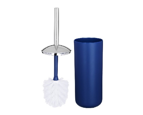 картинка Ёрш для туалета VETTA пластик, хром (463-118)  синий от магазина АСЯ