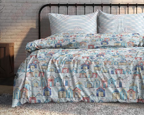 картинка Комплект постельного белья 1,5-спальный Поплин "Унисон" (70x70) от магазина АСЯ