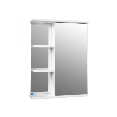 картинка Шкаф-зеркало Нарцисс 50 правый белый без подсветки от магазина АСЯ