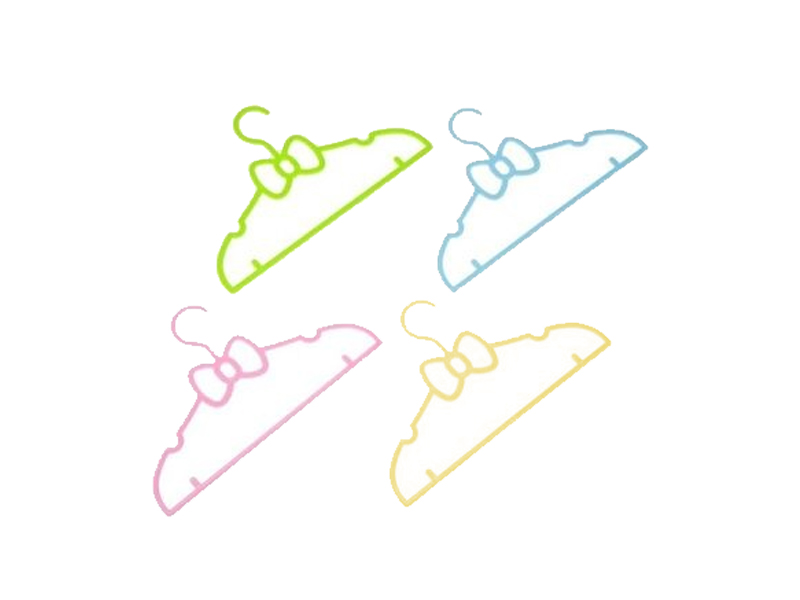 картинка Вешалка-плечики для одежды детская, размер 30-34 26,5см, цвет МИКС, 1270957 от магазина АСЯ