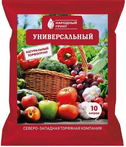 картинка Грунт универсальный "Народный грунт" 10 л от магазина АСЯ